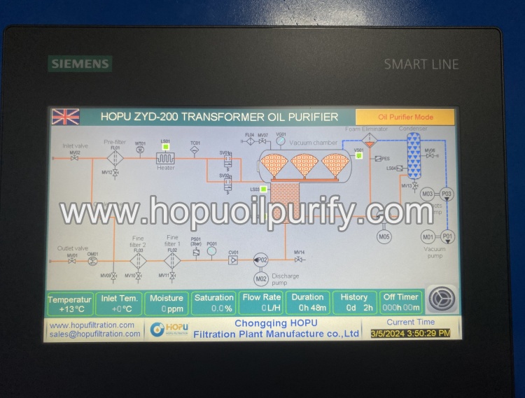 transformer oil purifier with Siemens  PLC.JPG