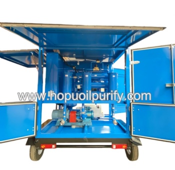 Mobile Trailer Type High Vacuum Transformer Oil Purifier