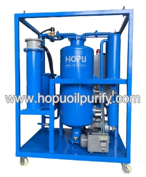 Vertical Type Single Stage Vacuum Transformer Oil Purification Plant