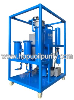 Vertical Type Single Stage Vacuum Transformer Oil Purification Plant